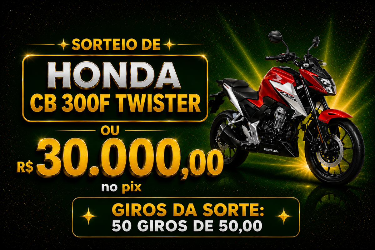 Moto Honda CB 300F Twister ou R$ 30.000,00